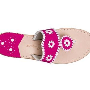 Hot Pink Jack Rogers Palm Beach Sandals